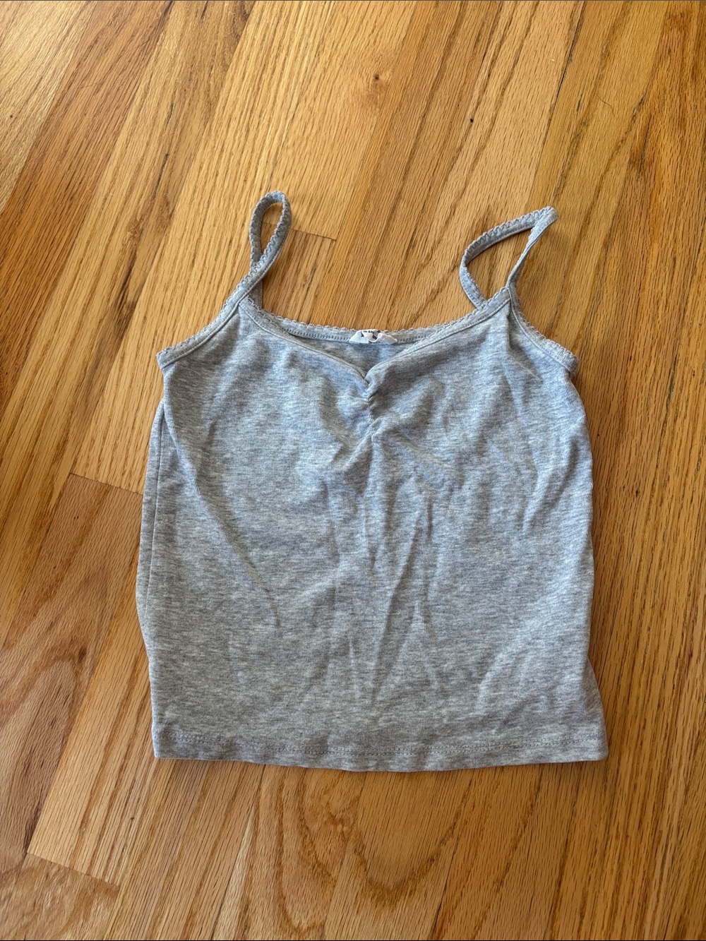 Cotton On Gray Women's Tank Top - Casual Spaghetti Strap